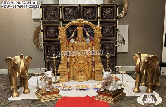 South Indian Wedding Pooja Decoration FRP Props