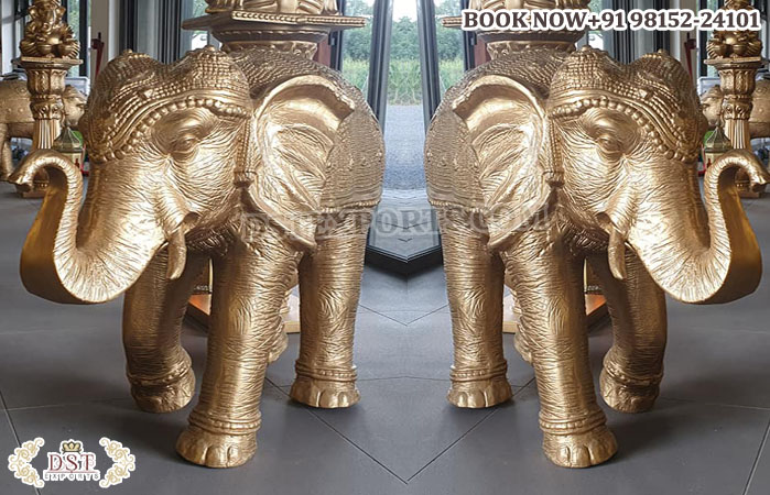 Incredible Indian Wedding Elephant Entrance Decor