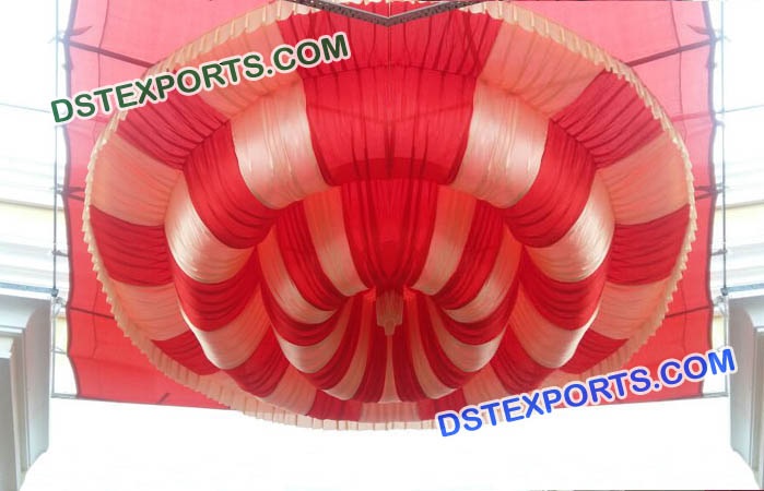 Indian Wedding Stylish Ceiling Drapes Curtains