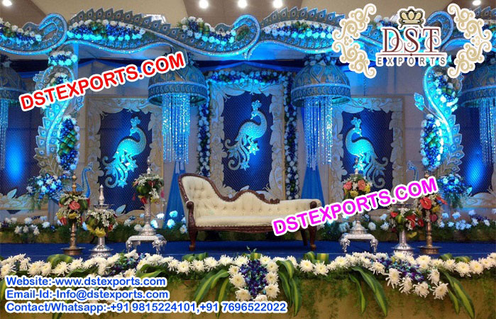 Srilankan Wedding Peacock Theem Stage