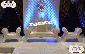 Royal Design Wedding White Sofa Chairs