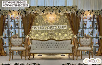 Jewish Wedding Stage Candle Backdrop Panels