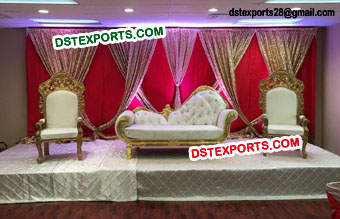 Wedding Stage Love Seat & Chairs